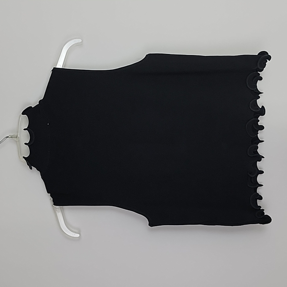 ZARA ribbed ruffle mock neck tank size small - Picture 5 of 9